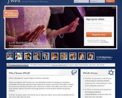 Jewish dating service Frumster changing name to JWed